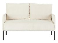 Sofa dwuosobowa nierozkładana Cord beżowa