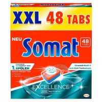 SOMAT EXCELLENCE XXL TABLETKI DO ZMYWARKI 4in1 48 TABLETEK 1.008 g