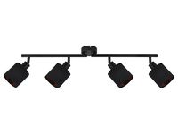 Spot Momax Goldi 4-punktowy metalowy czarny