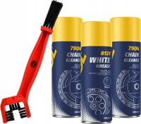 SPRAY SMAR SZCZOTKA DO CZYSZCZENIA ŁAŃCUCHA MANNOL