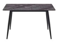 Stół nierozkładany prostokątny Donna II 120x75/75 czarny