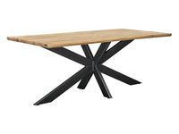 Stół Spider 2 200x100/77 dziki dąb/czarny arktyczny