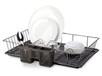 Suszarka do naczyń Metlex stalowa srebrno-czarna