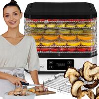Suszarka spożywcza DUŻA Suszarka DO GRZYBÓW OWOCÓW WARZYW ZIÓŁ TIMER 500W