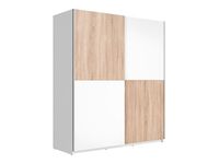 Szafa przesuwna Victoria 170 cm biały/dąb sonoma