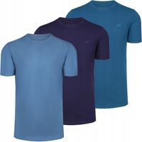 T-SHIRT MĘSKI 4F KOSZULKA ZESTAW KOMPLET 3 SZTUKI XL SS25