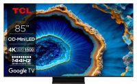 Telewizor TCL QD-Mini LED 85C805 85" QLED 4K 144Hz Google TV Dolby Vision IQ Dolby Atmos HDMI 2.1 DVB-T2