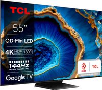 Telewizor TCL 55C804 55'' MINILED 4K 144Hz Google TV Dolby Vision Dolby Atmos HDMI 2.1