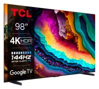 Telewizor TCL 98P745 98" LED 4K 144Hz Google TV Dolby Vision Dolby Atmos HDMI 2.1 - W ratach tylko: 8865,74 zł