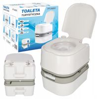 TOALETA TURYSTYCZNA PRZENOŚNA KEMPINGOWA MOBILNE WC NA DZIAŁKĘ POD NAMIOT