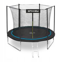Trampolina siatka 244 cm Spokey JUMPER niebieska