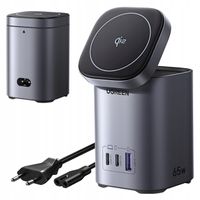 UGREEN Ładowarka Sieciowa 2w1 USB + 2x USB-C 65W GaN Ładowanie Magnetyczne