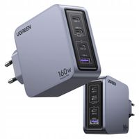 UGREEN Ładowarka Sieciowa 3x USB-C USB Zasilacz GaN PD QC Quick Charge 160W