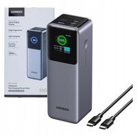 UGREEN Szybki Powerbank Nexode 25000mAh Ekran 2x USB USB Typ C PD 3.1 200W