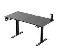 Biurko Ultradesk LEVEL V2 bez podkładki 140cm Regulacja wysokości Czarny