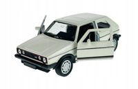 Model samochodu VW Volkswagen GOLF 1 GTI Biały i Czerwony 1:34