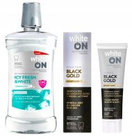 WHITE ON ZESTAW WYBIELAJĄCY DO ZĘBÓW PASTA + PŁYN