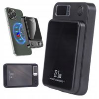 WIELOFUNKCYJNY POWERBANK INDUKCYJNY MAGNETYCZNY PD USB-C USB 10000 MAH