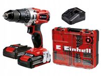 Wiertarko-wkrętarka Einhell TE-CD 18/2 18 V 2x2Ah + 64 akcesoria