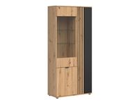 Witryna Vabres 90 cm z 3 drzwiami dąb artisan lamela