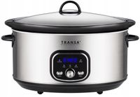 WOLNOWAR Garnek ceramiczny z PROGRAMATOREM SlowCooker TRANSA 6,5L 320W