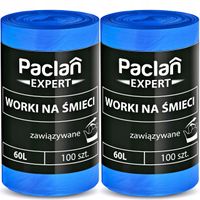 Worki na Smieci PACLAN EXPERT Wiazane 60L 200 szt