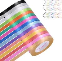 15 rolek wstążek do pakowania prezentów, różne kolory, 10 metrów