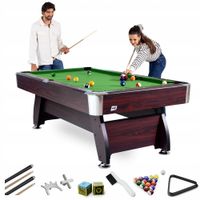 Zestaw do gry w bilard kompletny kije bile stół do bilarda spływowy 8 FT