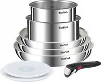 Zestaw garnków i patelni TEFAL Emotion 8 el powłoka stalowa - Indukcja