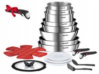 Zestaw garnków i patelni TEFAL Ingenio Emotion indukcja 20el+Rączka Ingenio