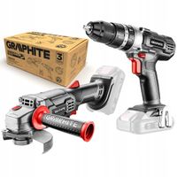 ZESTAW GRAPTITE ENERGY+ WKRĘTARKA UDAROWA 58G010 + SZLIFIERKA 125mm 58GE130