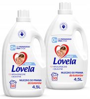 Zestaw Lovela Baby Mleczko do prania koloru dla dzieci 100 prań 2 x 4,5 l