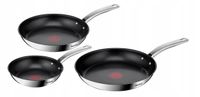 Zestaw Patelni TEFAL Intuition 20/26/28 indukcja gaz stal TYTANOWA 3el.