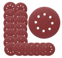 Papier ścierny w krążkach na rzep z otworami - 200 szt - 0,25 gr/szt