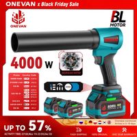 ONEVAN 4000W Bezszczotkowy Elektryczny Turbodmuchawca Jet Fan 400M/S 300000RPM
