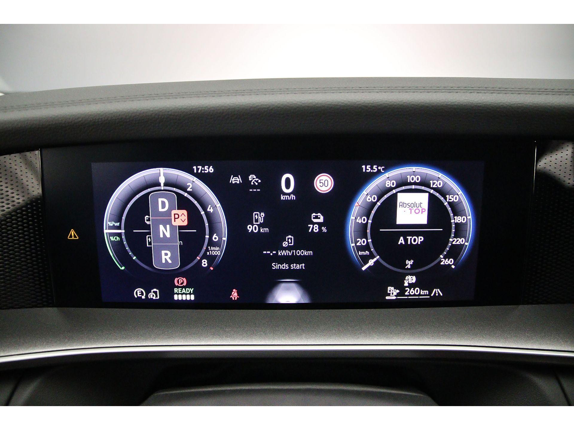 volledig digitaal instrumentenpaneel