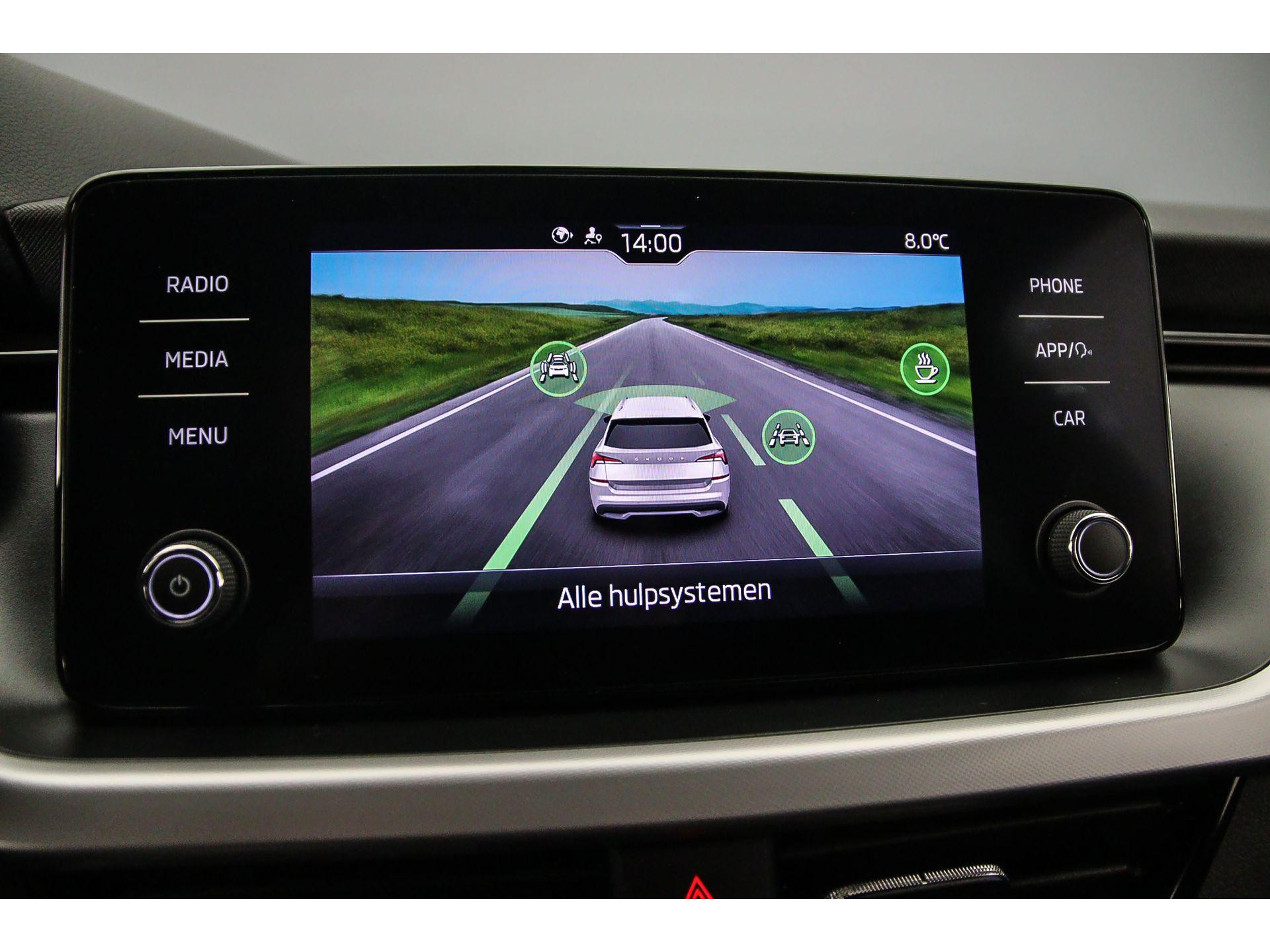 rijstrooksensor met correctie