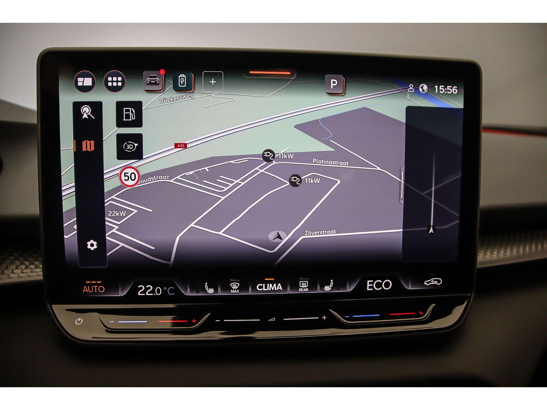 Navigatiesysteem met 12,9 inch  touchscreen