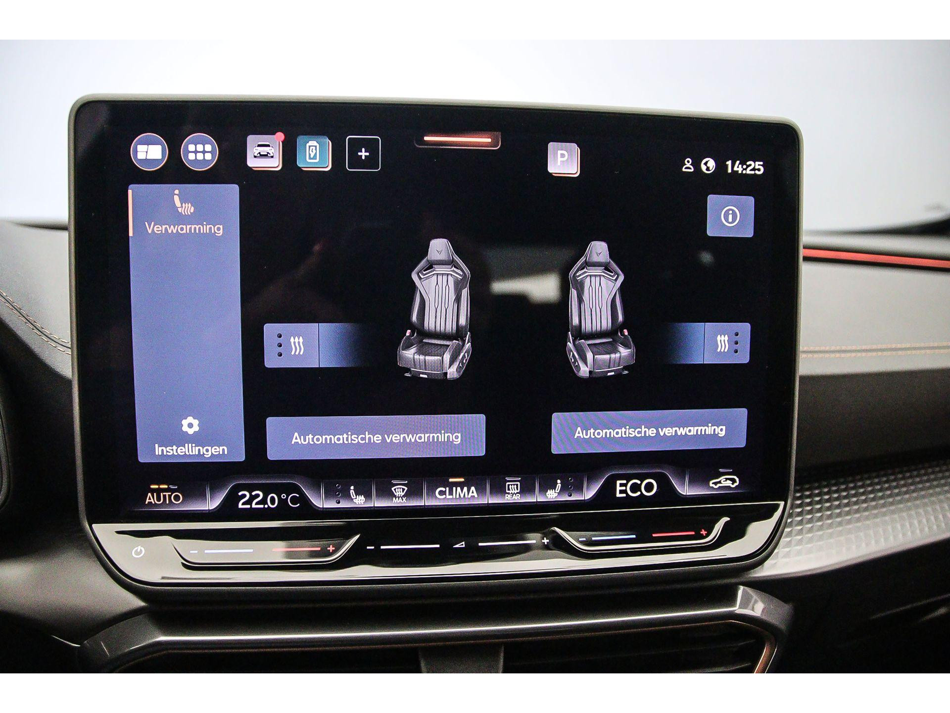 voorstoelen verwarmd