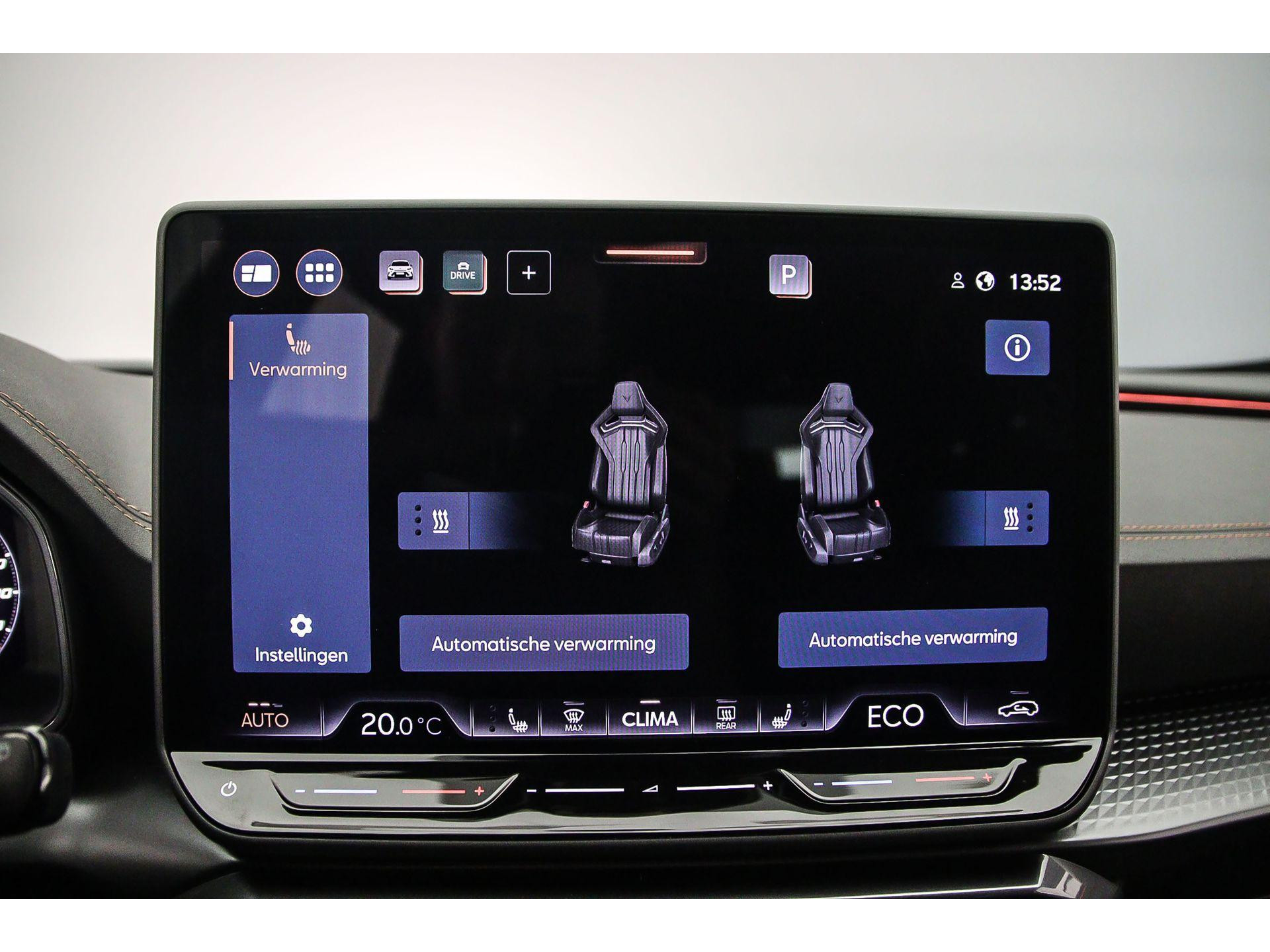 voorstoelen verwarmd