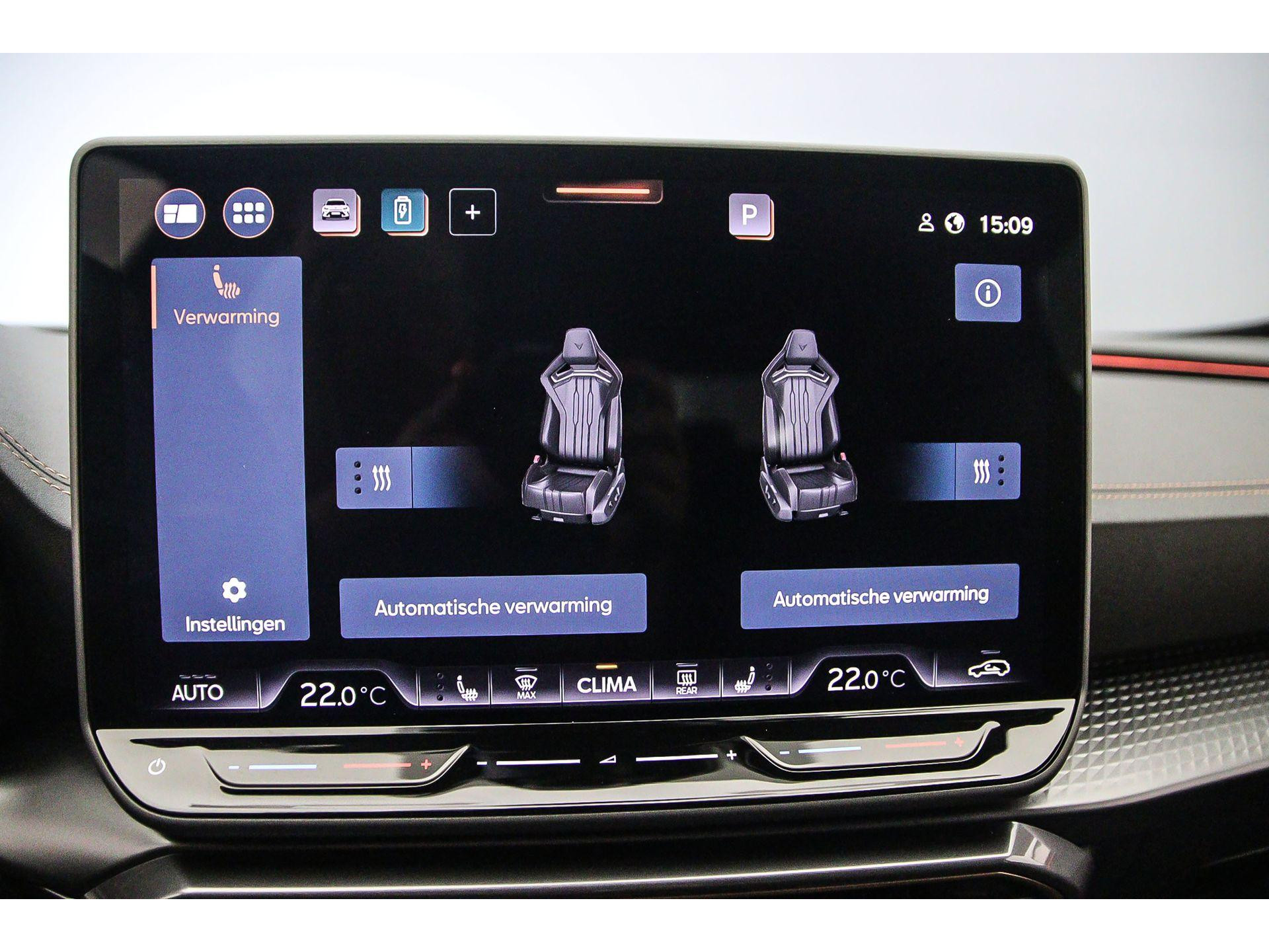 voorstoelen verwarmd