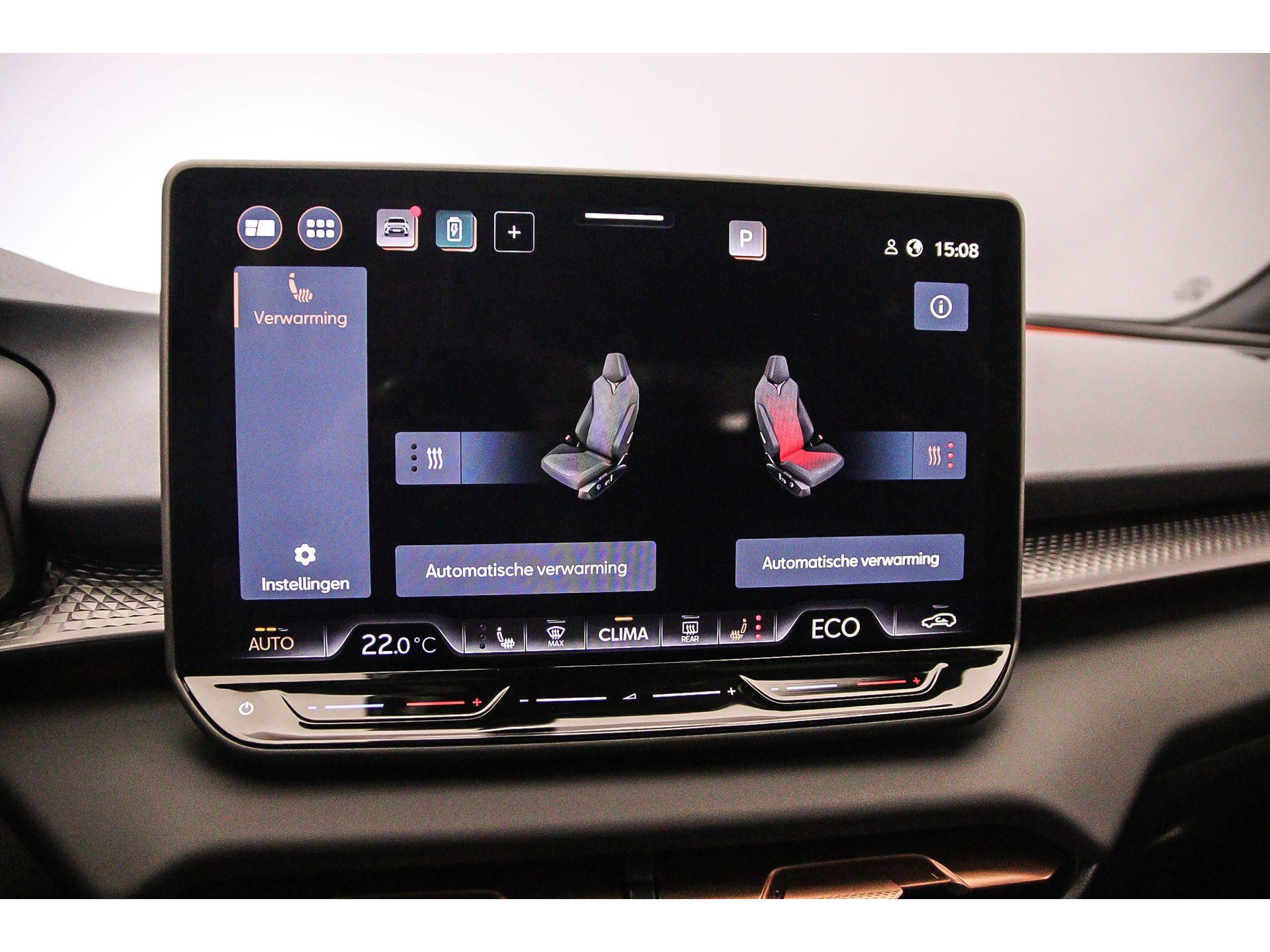 voorstoelen verwarmd