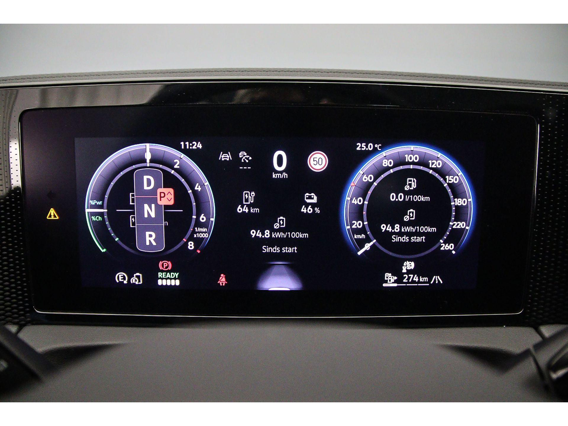 volledig digitaal instrumentenpaneel