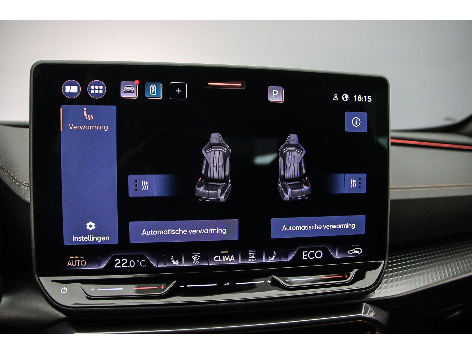 voorstoelen verwarmd