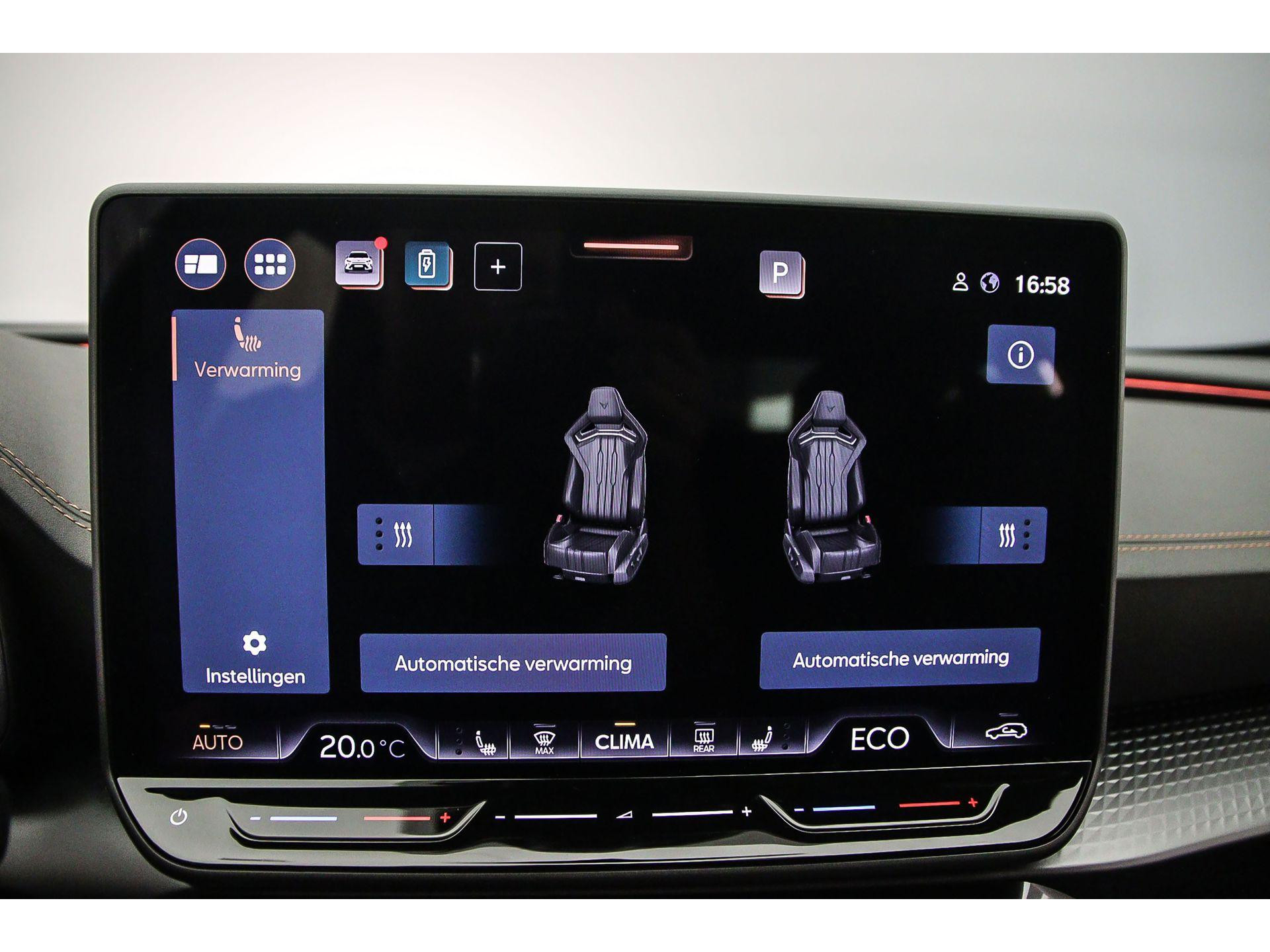 voorstoelen verwarmd