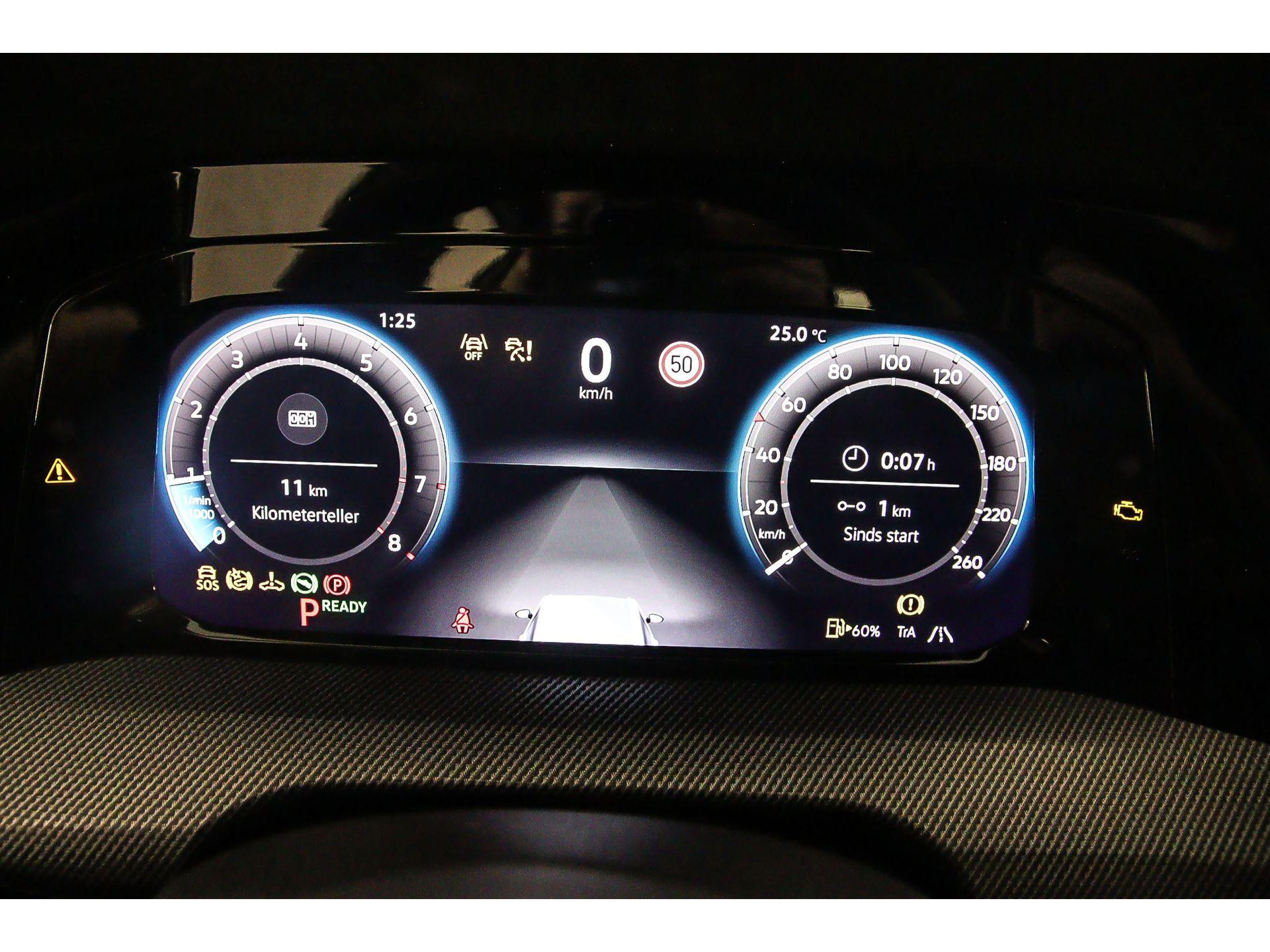 volledig digitaal instrumentenpaneel