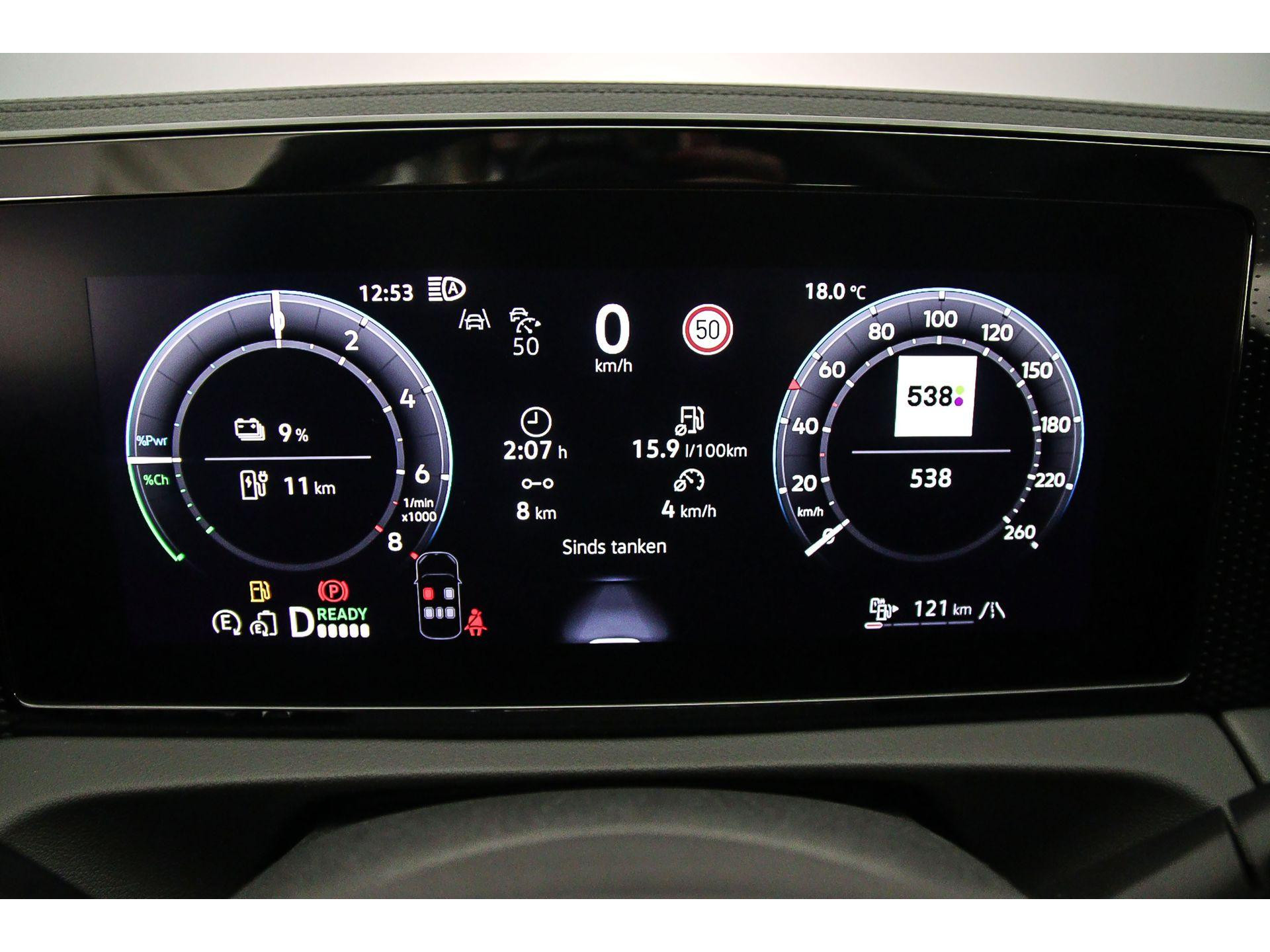 volledig digitaal instrumentenpaneel