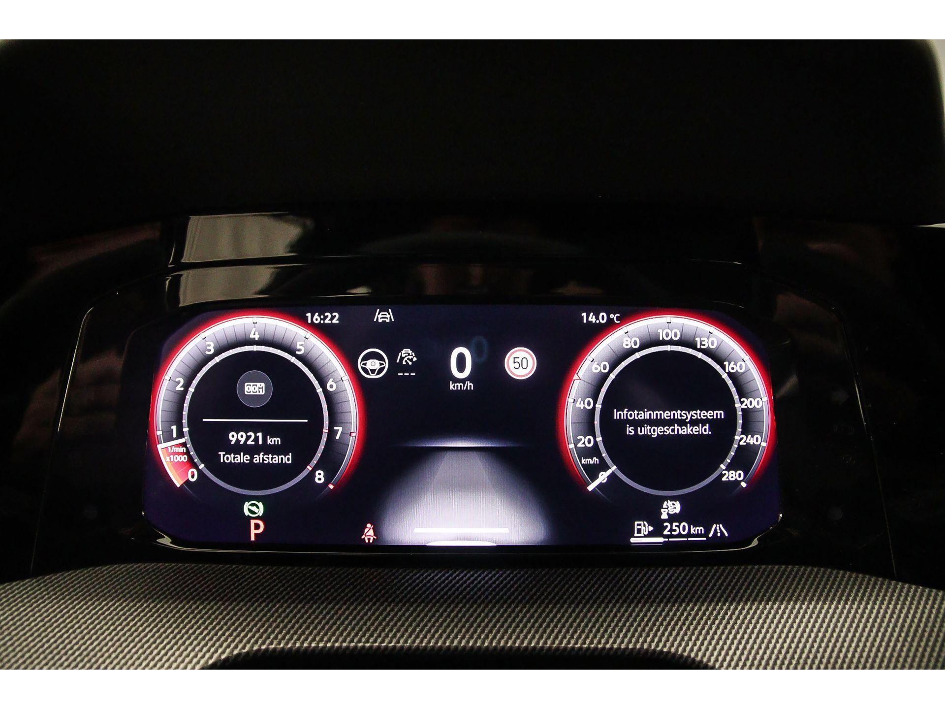 volledig digitaal instrumentenpaneel