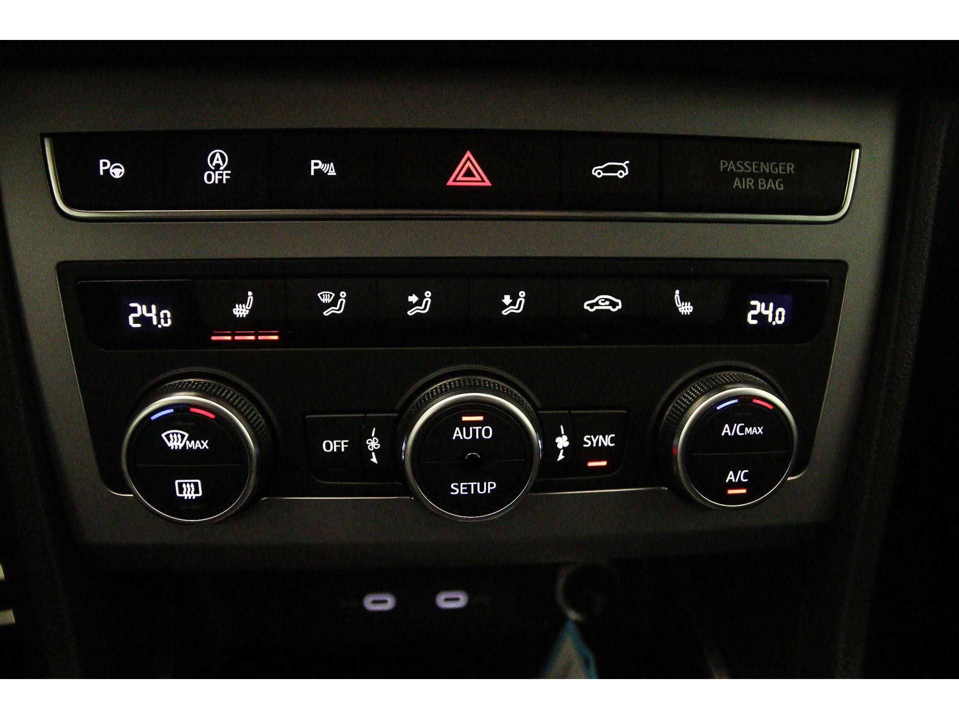 Verwarmbare voorstoelen en stuurwiel