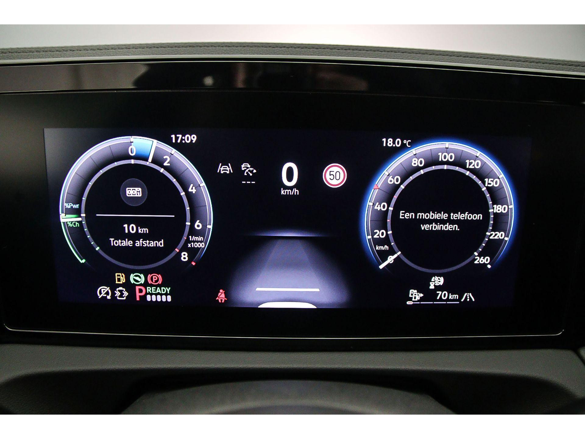 volledig digitaal instrumentenpaneel